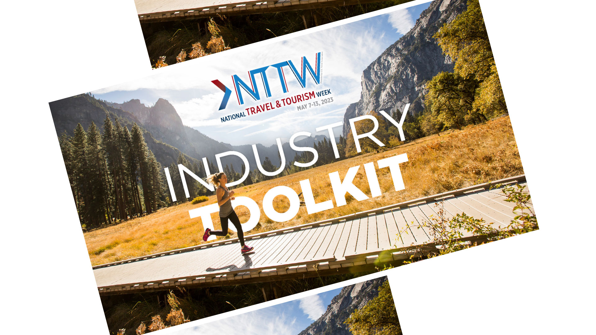 National Travel and Tourism Week industry toolkit presentation design