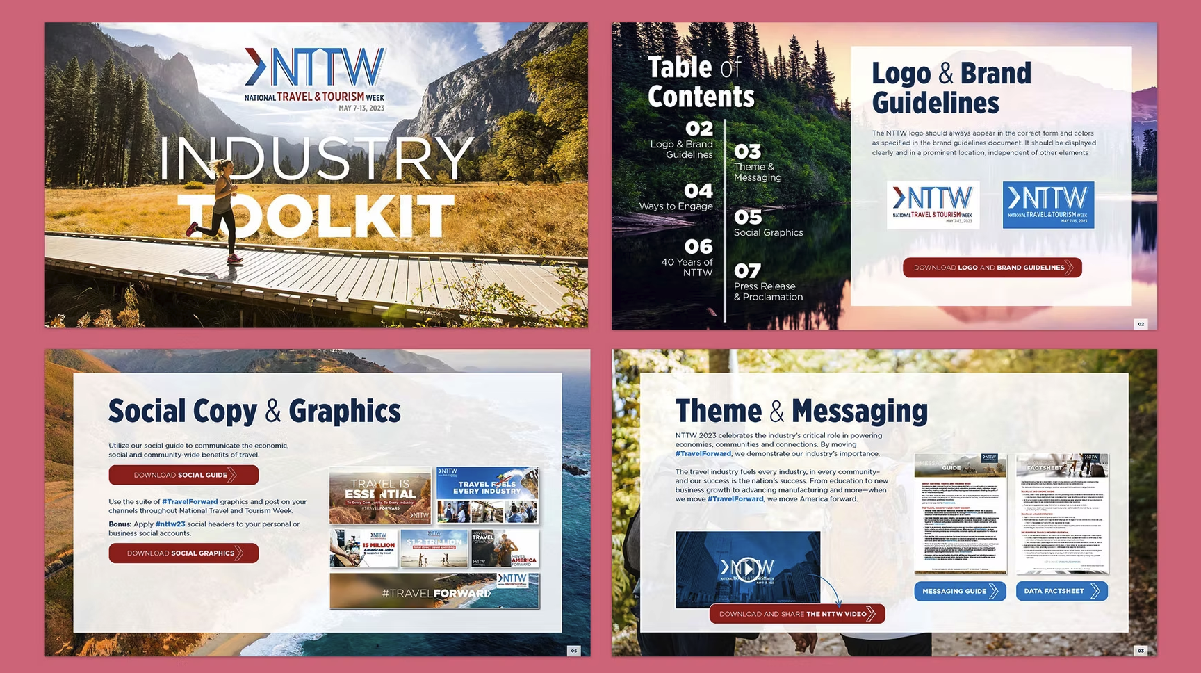 National Travel and Tourism Week industry toolkit presentation layouts
