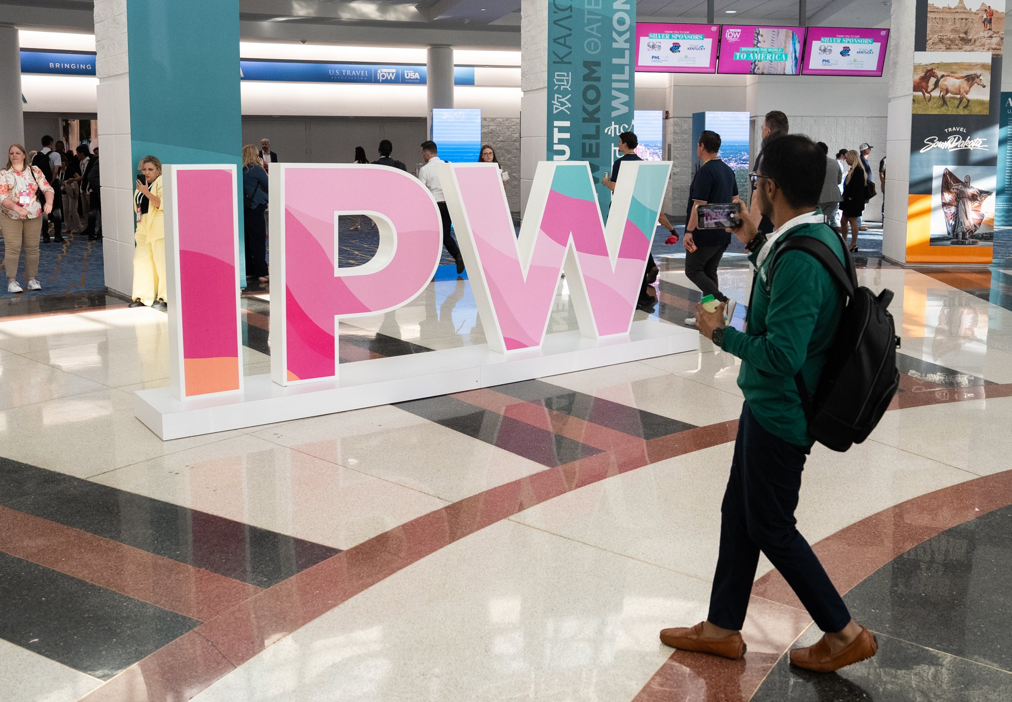 IPW 2026 branding applied on site at the convention center
