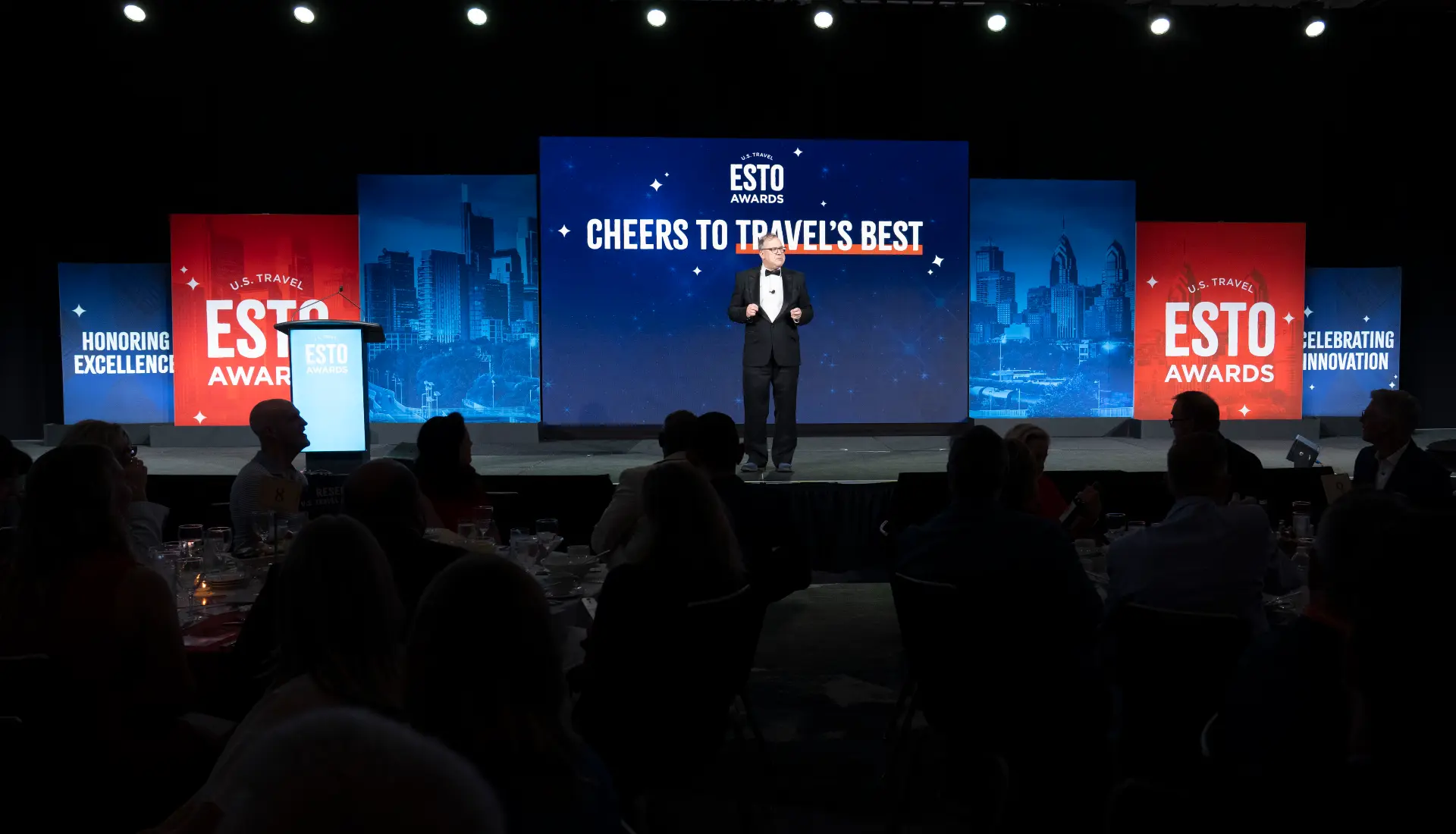ESTO Awards stage set with Cheers to Travel's Best key art