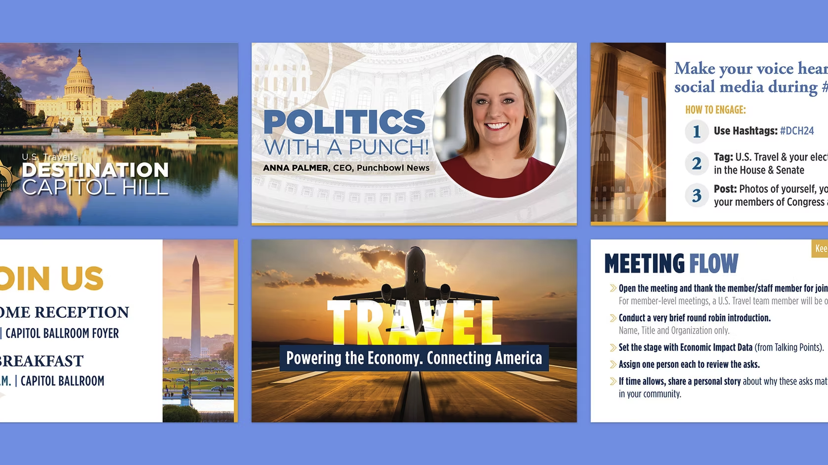 Destination Capitol Hill presentation slides and event communications