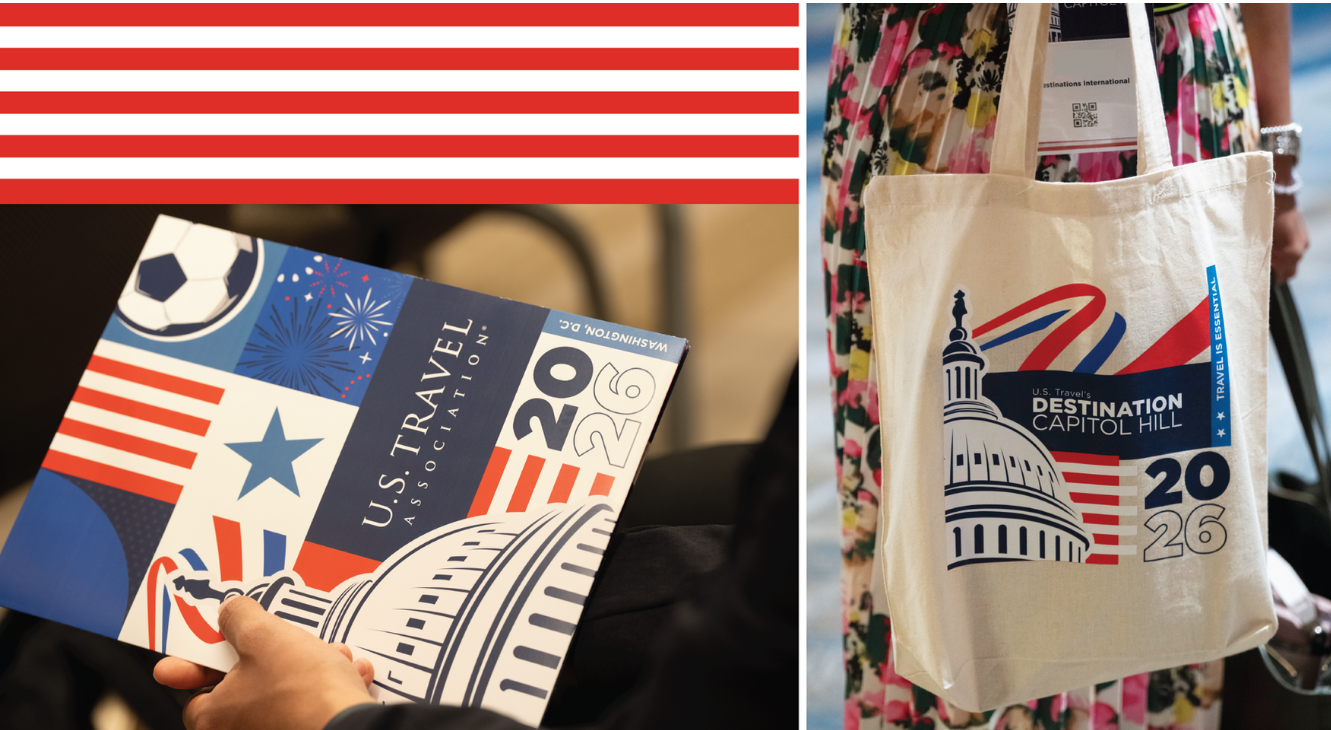 Printed program and branded tote bag from Destination Capitol Hill 2026